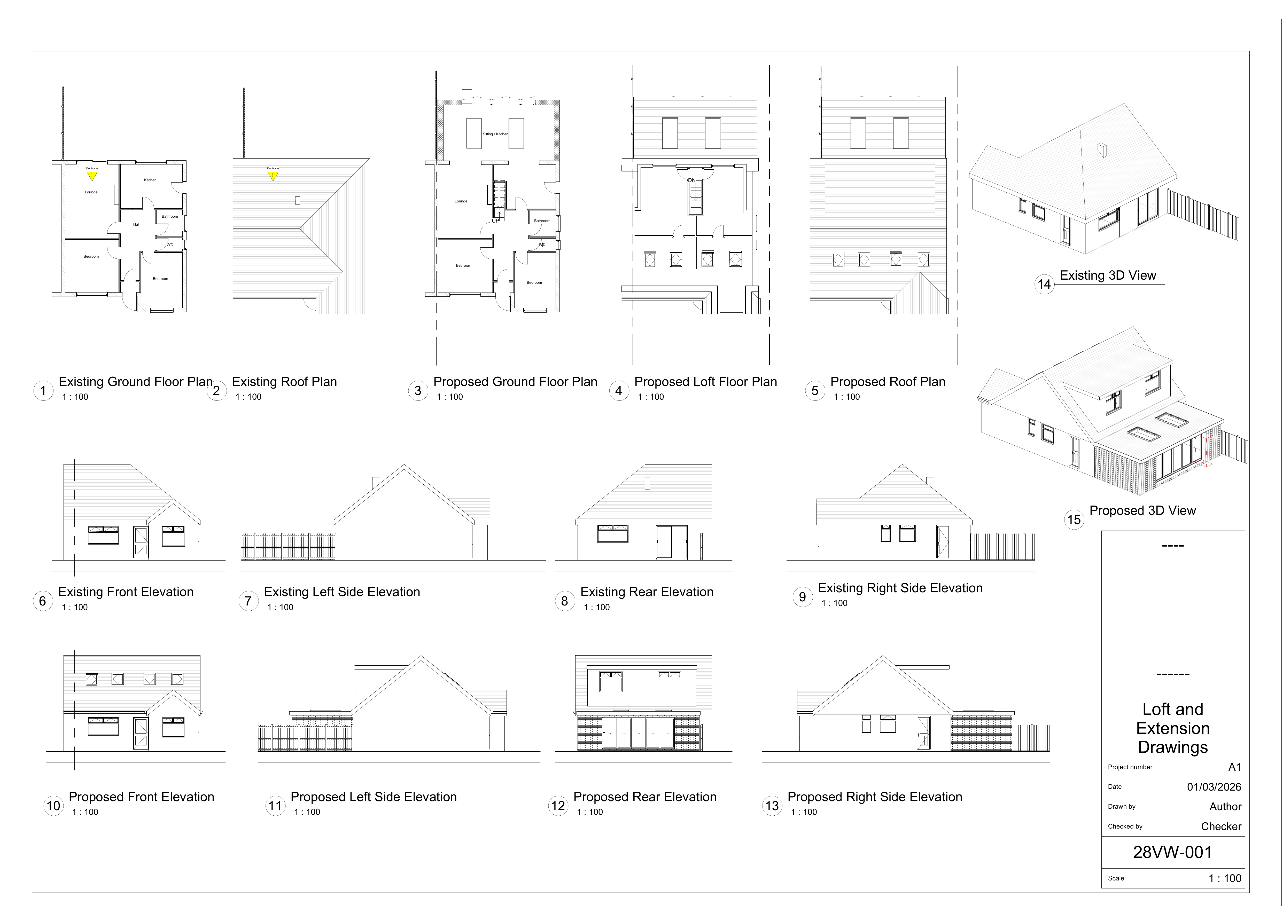 Single Storey Rear Extension & Loft Conversion